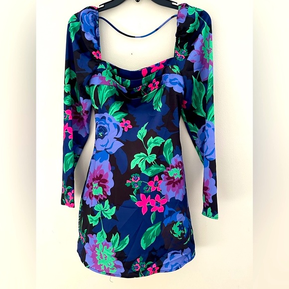 AFRM || Floral Long Sleeve Dress. Sz. XXS - Picture 4 of 17